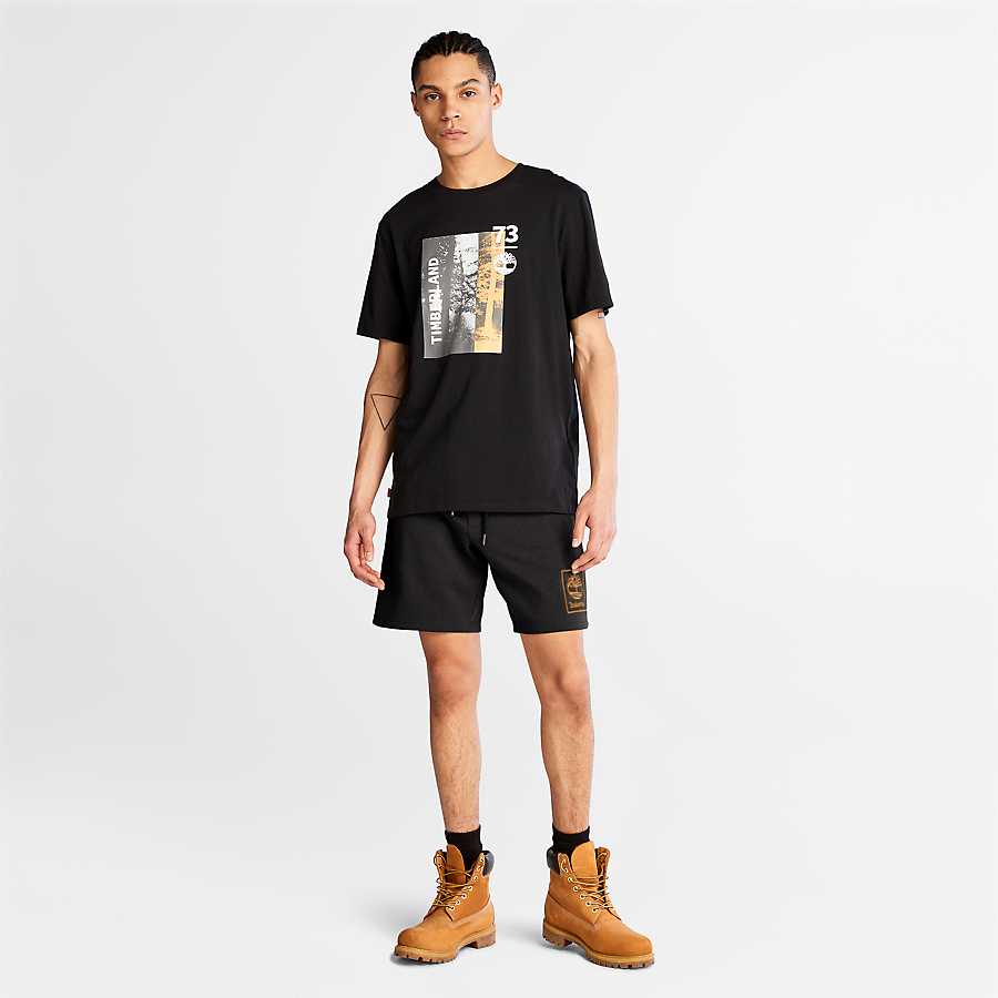 Timberland Pantalones cortos con el logotipo de la pila para hombre