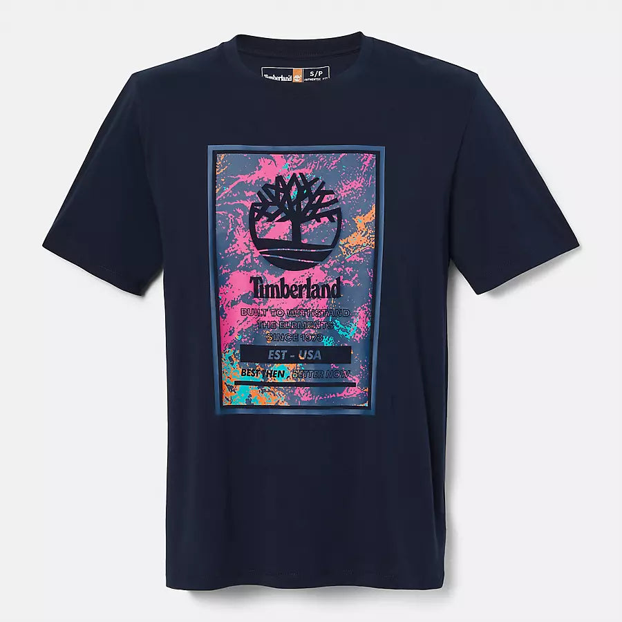 Timberland Playera Unisex con logo estampado