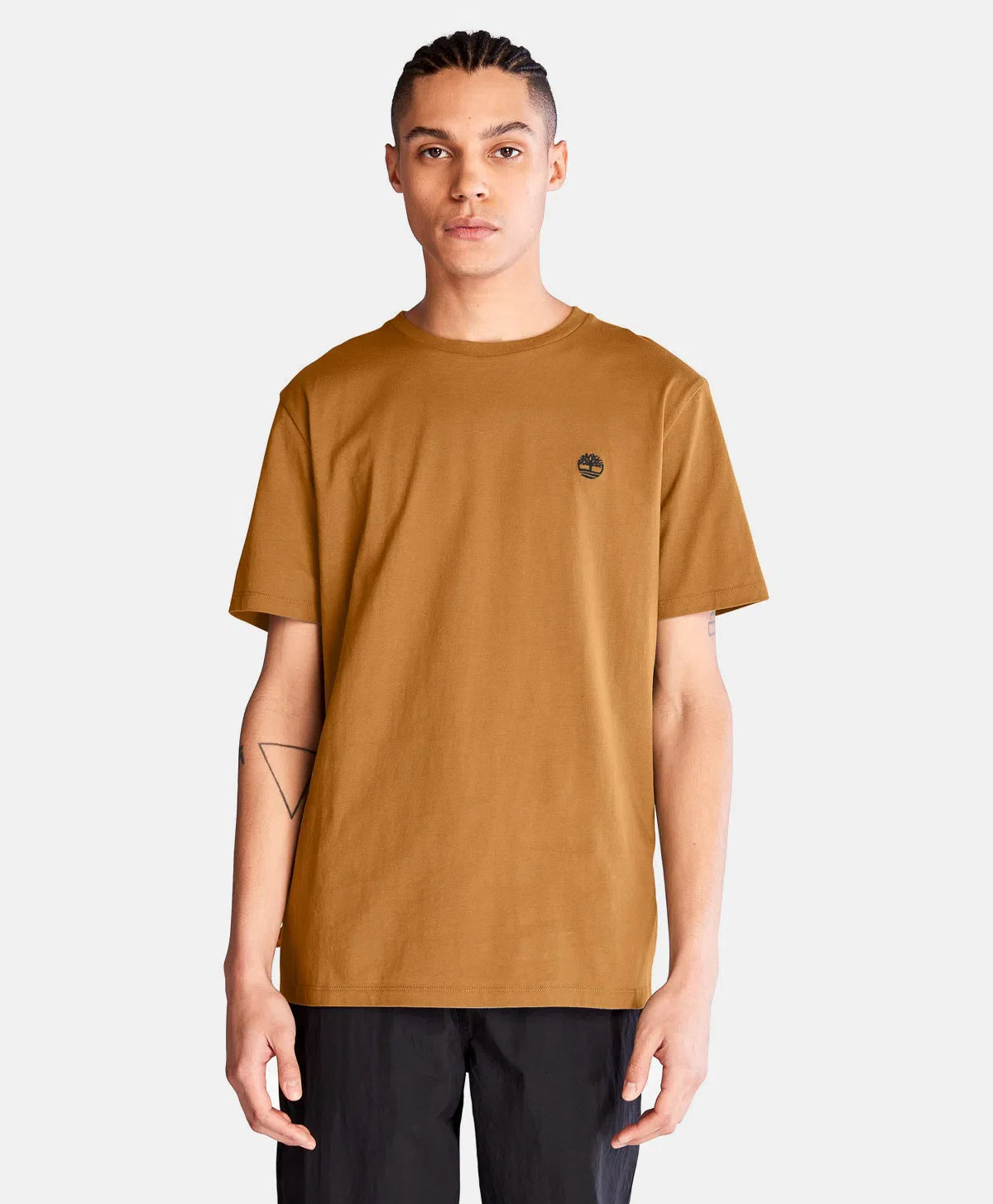 Timberland Playera de manga corta para Hombre con logotipo de algodón orgánico