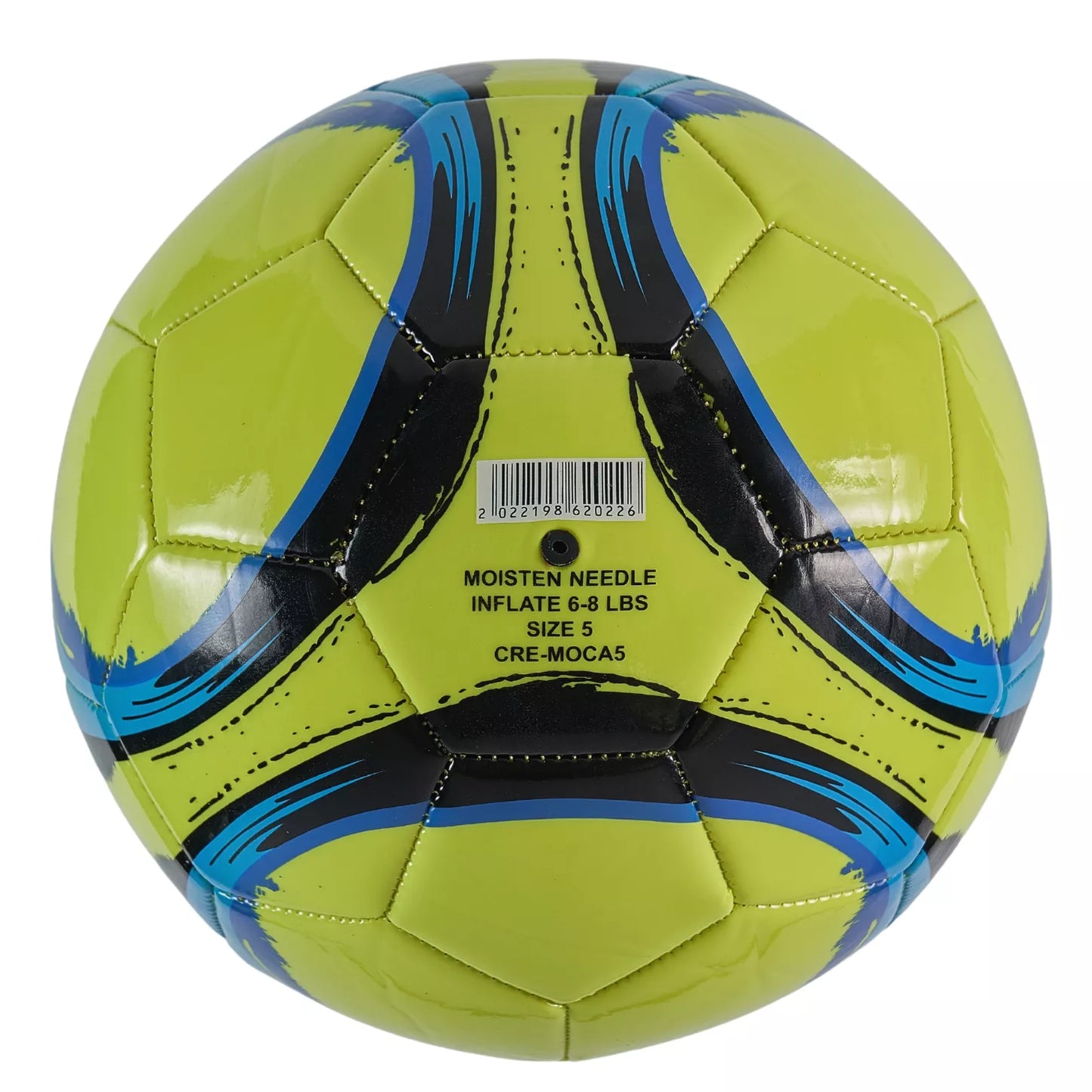 Balón de fútbol amarillo cosido tamaño 5 - CREHA