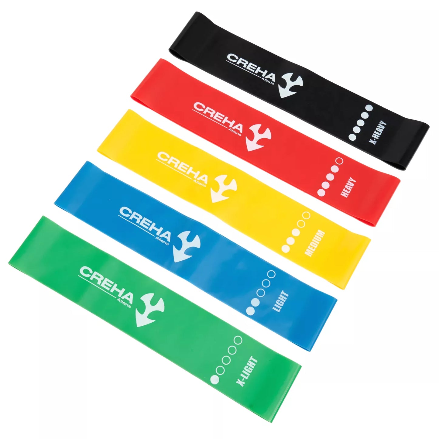 BANDAS DE RESISTENCIA LATEX
(SET DE 5 PCS)