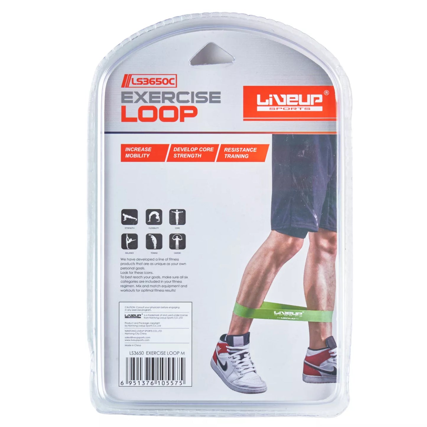 Bandas de resistencia spandex - LIVEUP