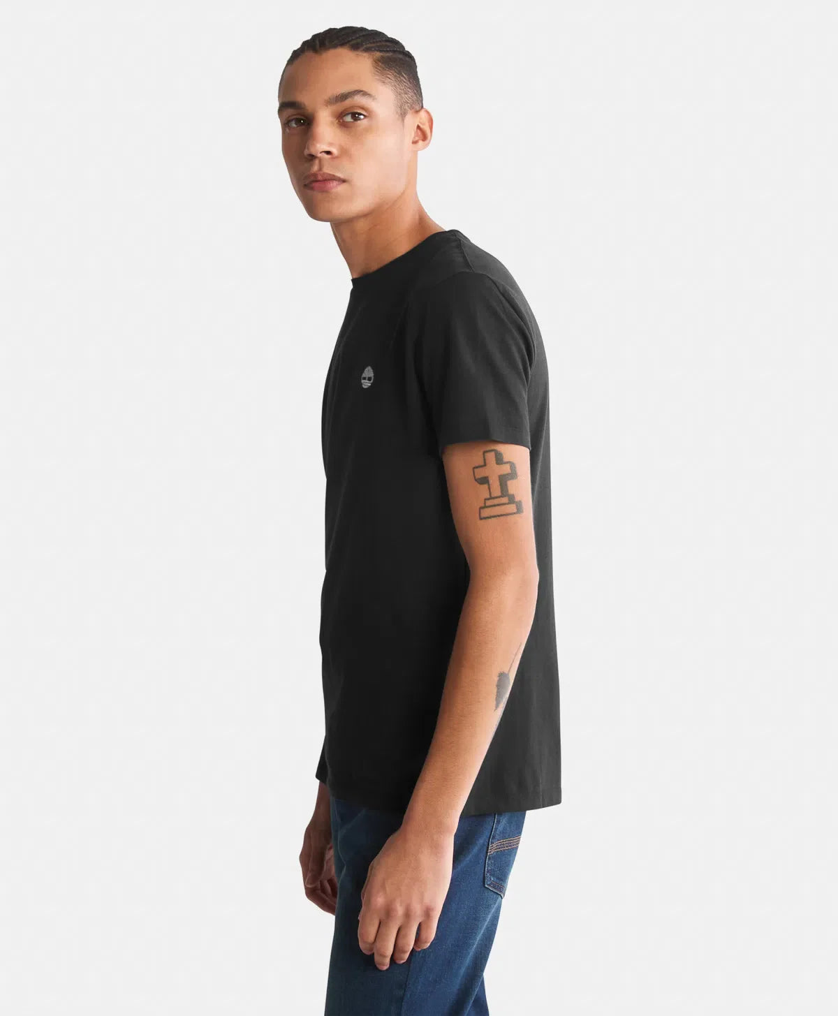 Timberland Playera de manga corta para Hombre con logotipo de algodón orgánico