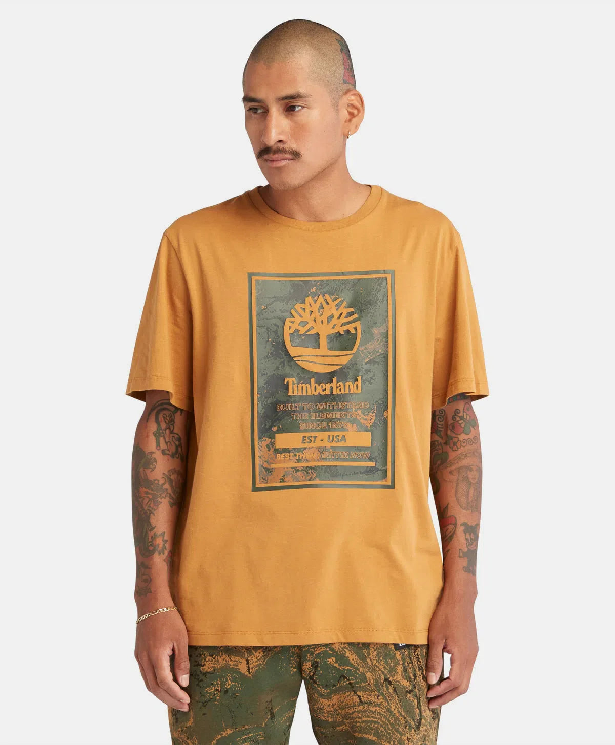 Timberland Playera Unisex con logo estampado